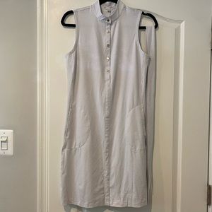 Fairway & Greene sleeveless golf dress with collar